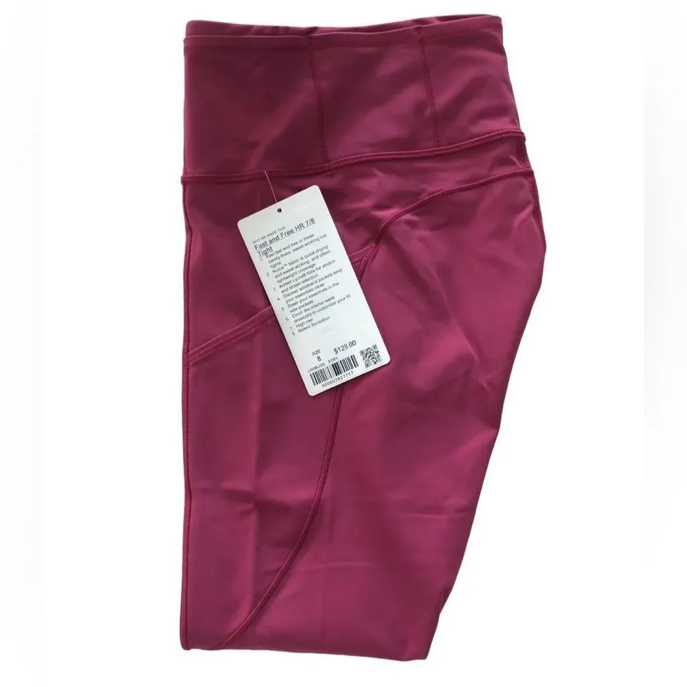 Lululemon Fast Free 7/8 Tight II Nulux 25